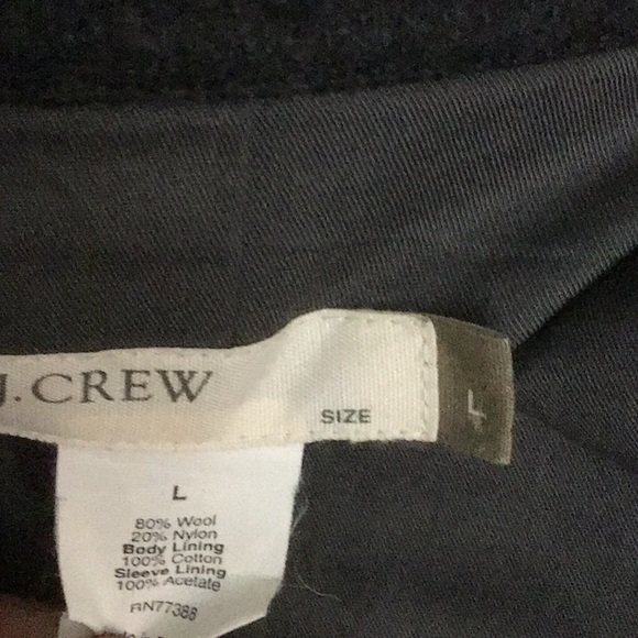 J Crew wool coat...size 10 - Picture 7 of 9